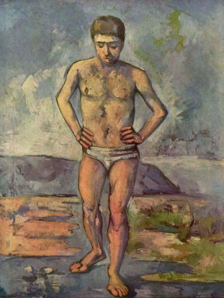 Paul Cezanne Bather oil painting image